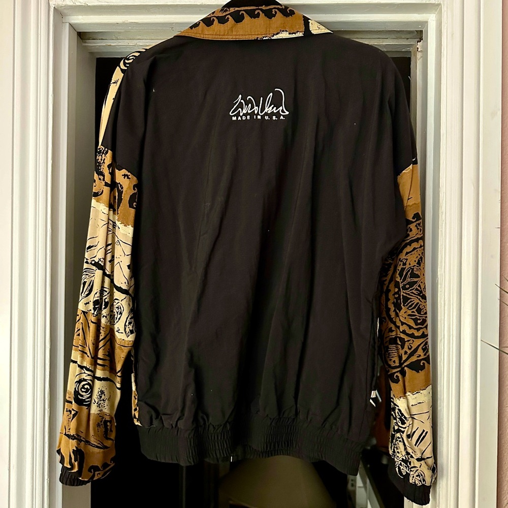 Vintage Late 80s William Serbin Bomber Track Jacket - Size S EUC - Great w/Jeans - Picture 2 of 7